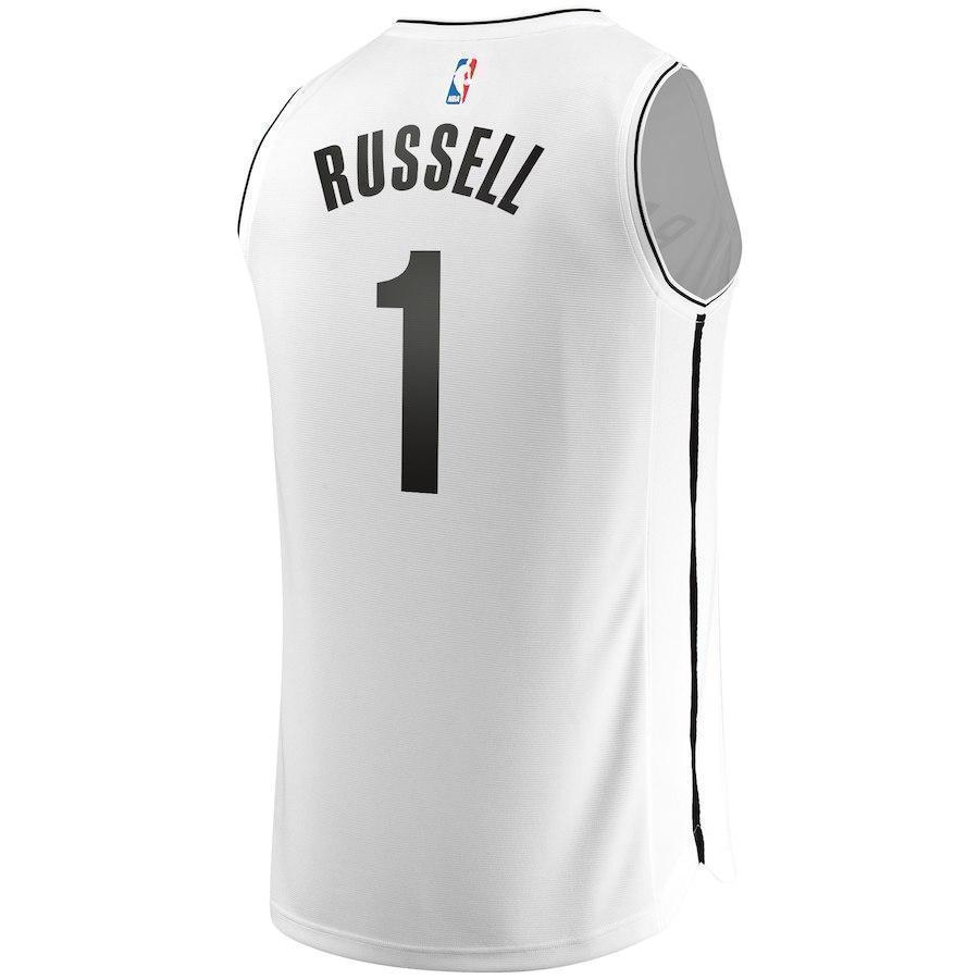 Load image into Gallery viewer, 1-D'Angelo Russell Brooklyn Nets Jersey White - Association Edition