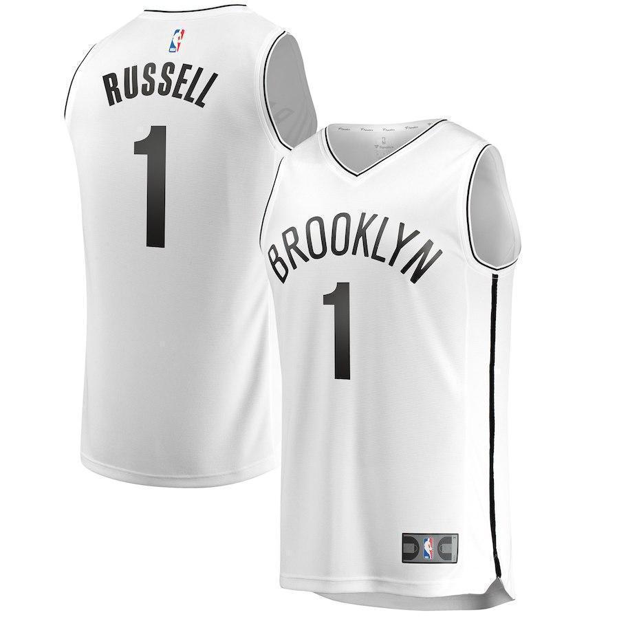 Load image into Gallery viewer, 1-D'Angelo Russell Brooklyn Nets Jersey White - Association Edition