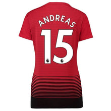Load image into Gallery viewer, 15-Andreas Pereira Manchester United Women's 18-19 Home Jersey – Red