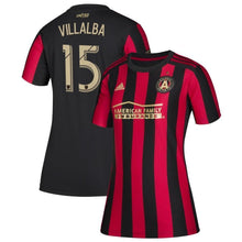 Load image into Gallery viewer, 15-Hector Villalba Atlanta United FC Women's 2019 Star and Stripes Replica Player Jersey – Red