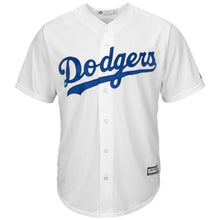 Load image into Gallery viewer, Clayton Kershaw Los Angeles Dodgers Majestic Cool Base Player Jersey - White/Grey