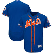Load image into Gallery viewer, New York Mets Majestic Home Flex Base Collection Team Jersey - White/Royal