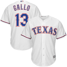 Load image into Gallery viewer, Joey Gallo Texas Rangers Majestic Official Cool Base Player Jersey - White