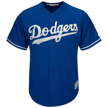 Load image into Gallery viewer, Clayton Kershaw Los Angeles Dodgers Majestic Cool Base Player Jersey - White/Royal