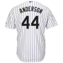 Load image into Gallery viewer, Tyler Anderson Colorado Rockies Majestic Home Cool Base Player Jersey - White