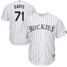 Load image into Gallery viewer, Wade Davis Colorado Rockies Majestic Home Cool Base Player Jersey - White