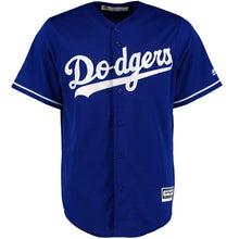 Load image into Gallery viewer, Los Angeles Dodgers Majestic Official Cool Base Alternate Jersey - Royal/White