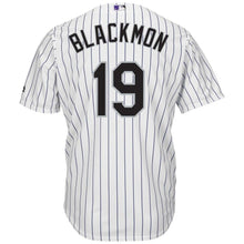 Load image into Gallery viewer, Charlie Blackmon Colorado Rockies Majestic Cool Base Player Jersey - White/Purple