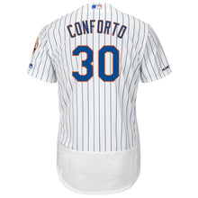 Load image into Gallery viewer, Michael Conforto New York Mets Majestic Alternate Flex Base Collection Player Jersey – Royal/White