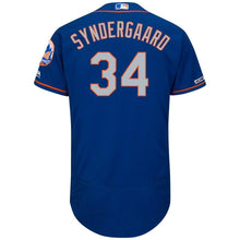 Load image into Gallery viewer, Noah Syndergaard New York Mets Majestic Alternate Collection Flex Base Jersey - Royal/White