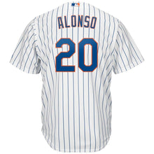 Load image into Gallery viewer, Pete Alonso New York Mets Majestic Home Official Cool Base Player Jersey - White/Royal