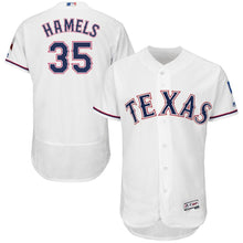Load image into Gallery viewer, Cole Hamels Texas Rangers Majestic Home Flex Base Collection Player Jersey - White