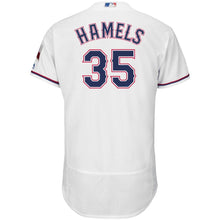 Load image into Gallery viewer, Cole Hamels Texas Rangers Majestic Home Flex Base Collection Player Jersey - White