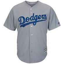 Load image into Gallery viewer, Corey Seager Los Angeles Dodgers Majestic Official Cool Base Player Jersey - White/Grey