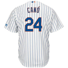 Load image into Gallery viewer, Robinson Cano New York Mets Majestic Home Cool Base Player Jersey – White/Royal