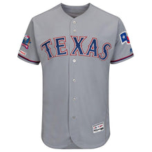 Load image into Gallery viewer, Elvis Andrus Texas Rangers Majestic Alternate Collection Flex Base Player Jersey – Royal/Gray