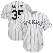 Load image into Gallery viewer, Chad Bettis Colorado Rockies Majestic Home Cool Base Jersey - White